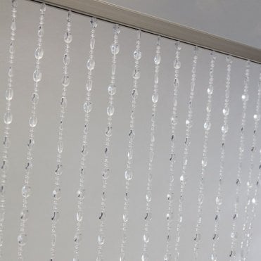 Acrylic Crystal Curtain 1M X 4M Clear