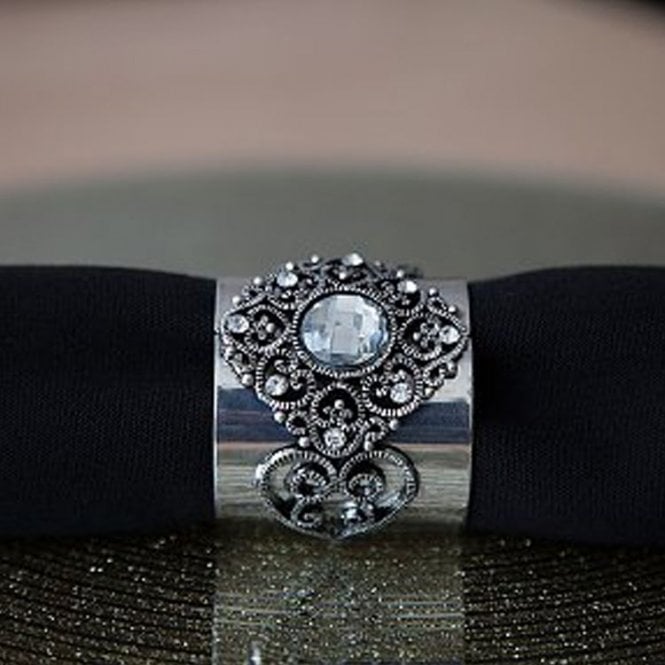 Antique Silver Jubilee Napkin Rings