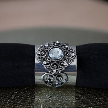 Antique Silver Jubilee Napkin Rings