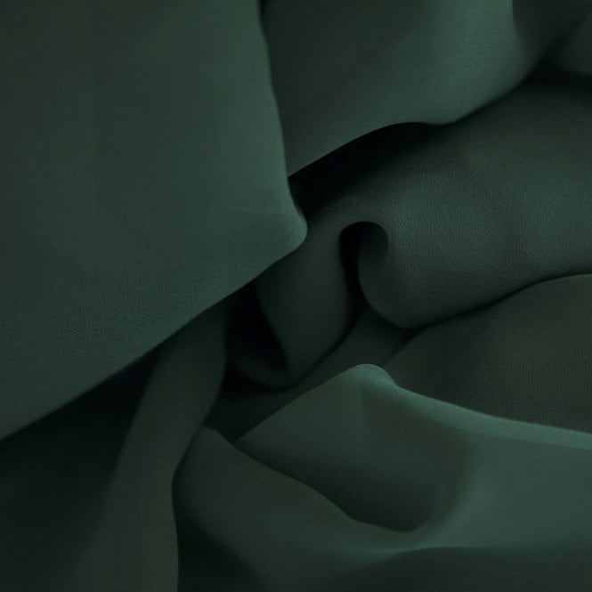 Bespoke Chiffon Georgette Fabric 9m Bottle Green
