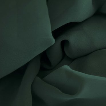 Bespoke Chiffon Georgette Fabric 9m Bottle Green