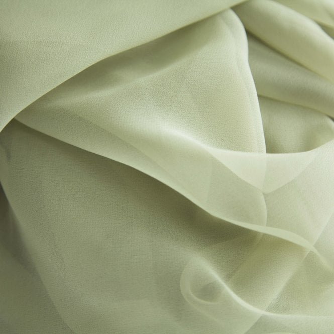 Bespoke Chiffon Georgette Fabric 9m Moss Green