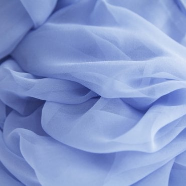 Bespoke Chiffon Georgette Fabric 9m Periwinkle