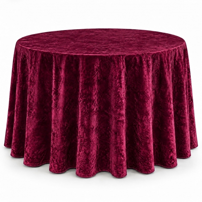 Bespoke Crushed Velvet Tablecloth 132