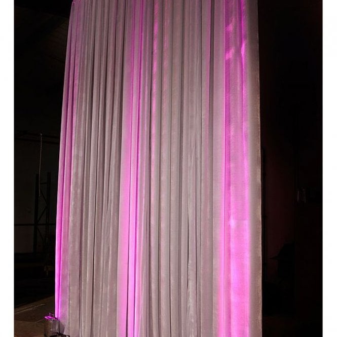 Bespoke Ivory Velvet Drape 3m x 4m With Ties