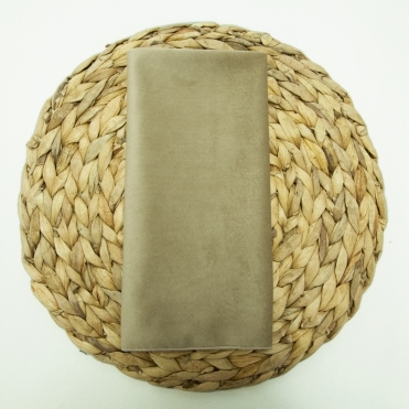 Bespoke Plain Velvet Napkin Biscuit