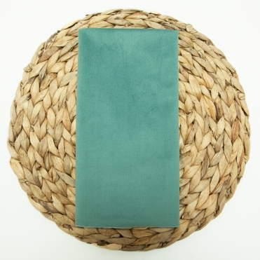 Bespoke Plain Velvet Napkin Duck Egg Blue