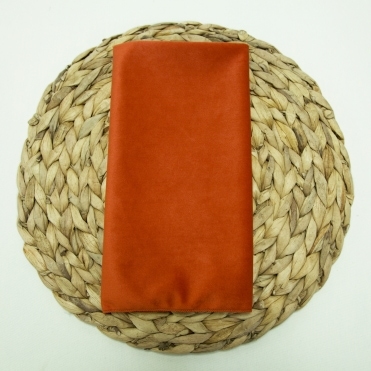 Bespoke Plain Velvet Napkin Pumpkin