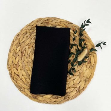Bespoke Polyester Napkin Black