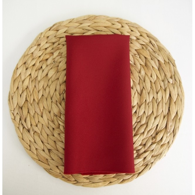 Bespoke Polyester Napkin Crimson Red Limited Edition