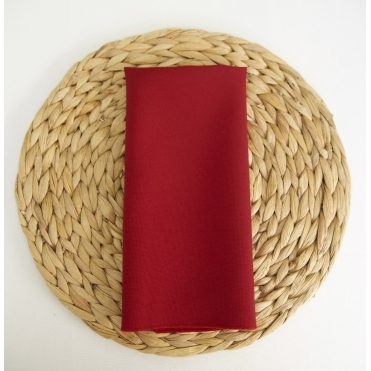 Bespoke Polyester Napkin Crimson Red Limited Edition