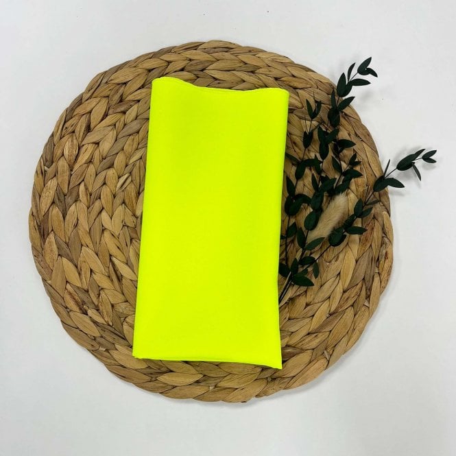 Bespoke Polyester Napkin Flo Yellow