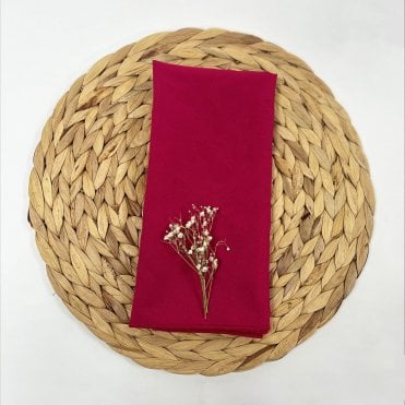 Bespoke Polyester Napkin Fuschia