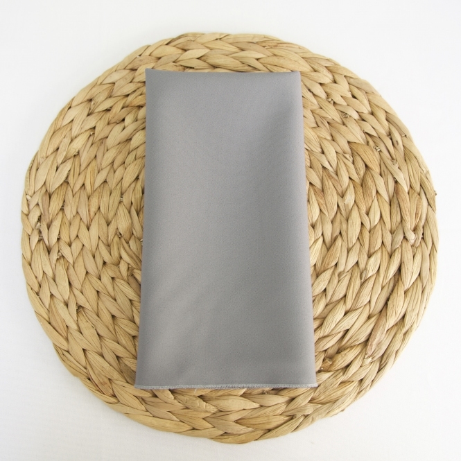 Bespoke Polyester Napkin Light Silver Limited Edition