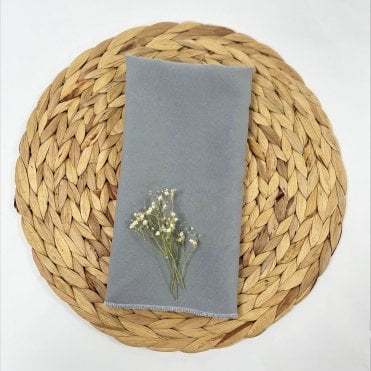 Bespoke Polyester Napkin Silver