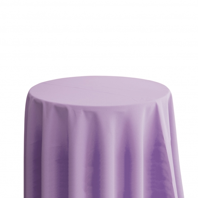 Bespoke Polyester Tablecloth 120 Round Lavender/Lilac