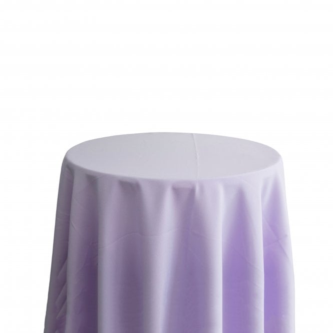 Bespoke Polyester Tablecloth 120 Round Light Lilac