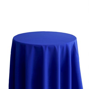 Bespoke Polyester Tablecloth 120 Round Royal