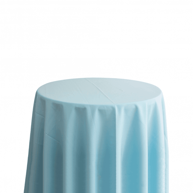 Bespoke Polyester Tablecloth 120 Round Sky