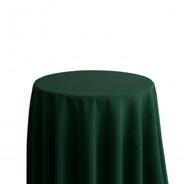 Bespoke Polyester Tablecloth 132 Round Bottle Green