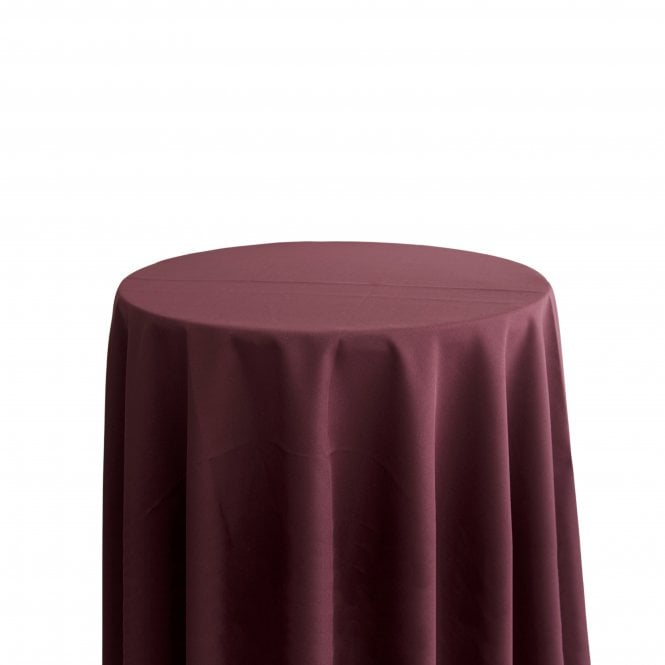 Bespoke Polyester Tablecloth 132 Round Light Wine