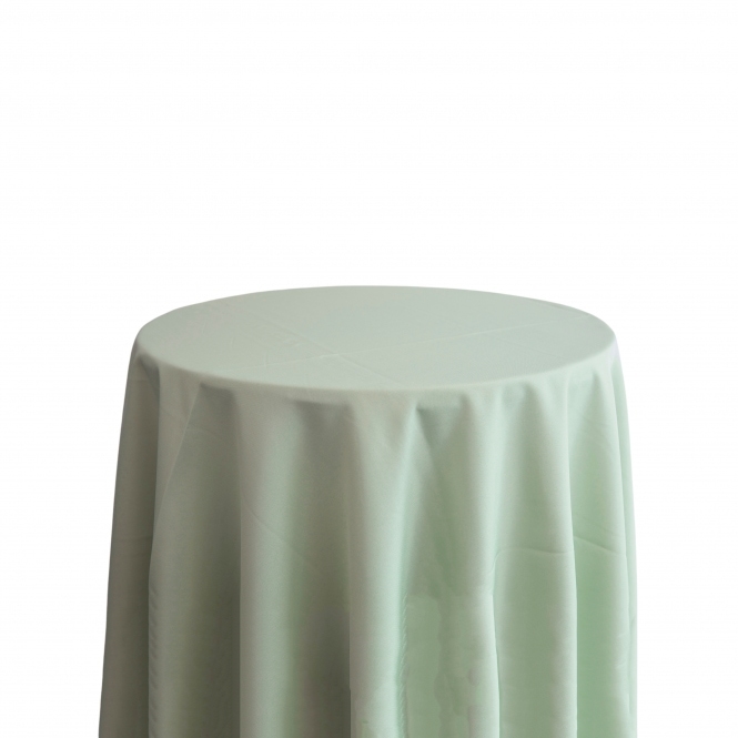 Bespoke Polyester Tablecloth 132 Round Mint