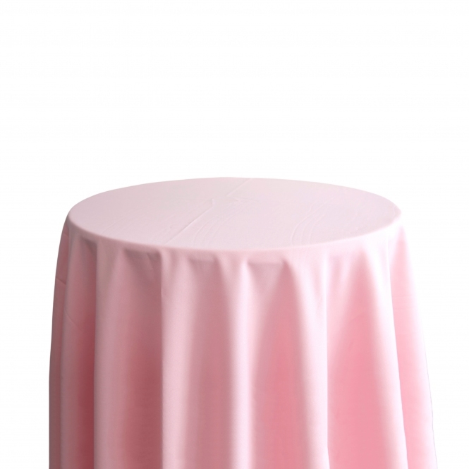 Bespoke Polyester Tablecloth 132 Round Pink