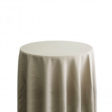 Bespoke Polyester Tablecloth 132 Round Stone
