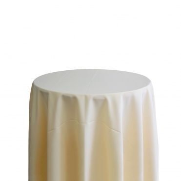 Bespoke Polyester Tablecloth 132 Round Vanilla