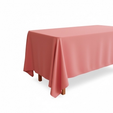 Bespoke Polyester Tablecloth 70x144 Dusky Rose