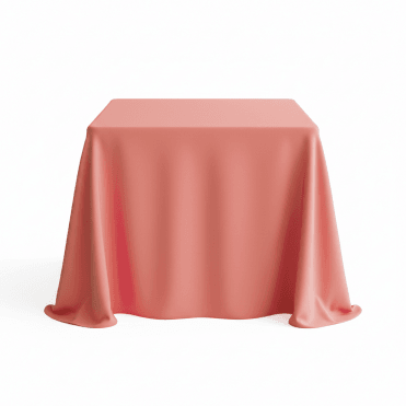Bespoke Polyester Tablecloth 90 x 90 Dusky Rose