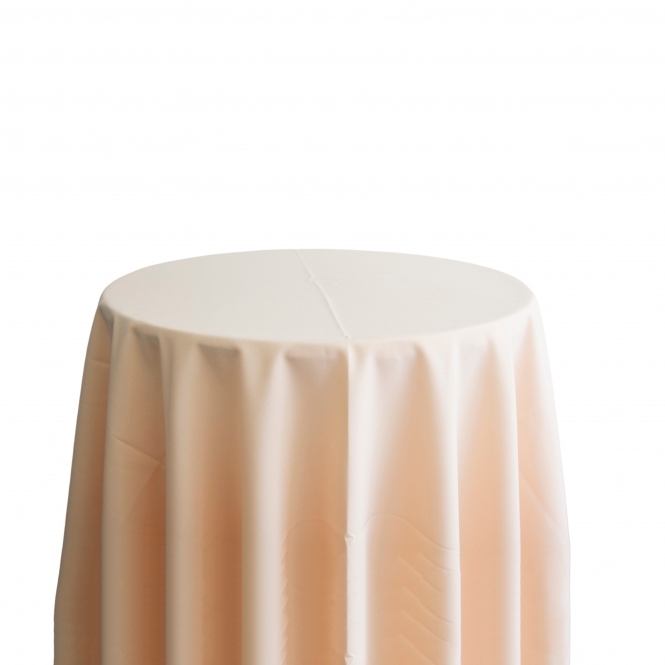 Bespoke Polyester Tablecloth 90 x 90 Peach