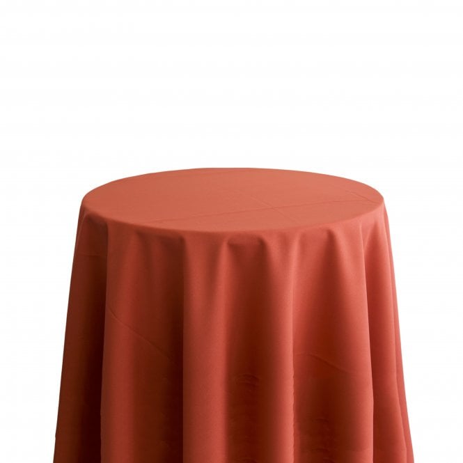 Bespoke Polyester Tablecloth 90 x 90 Rust