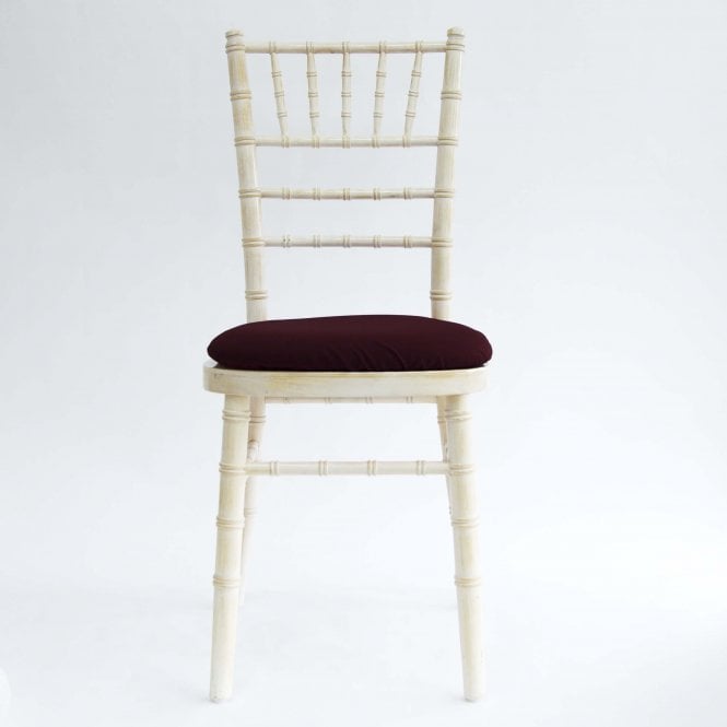 Bespoke Seat Pad Cover Polyester Dark Wine