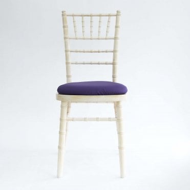 Bespoke Seat Pad Cover Polyester Purple