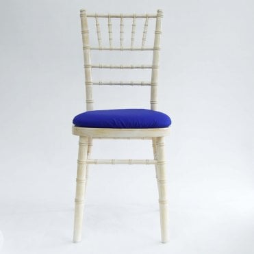Bespoke Seat Pad Cover Polyester Royal Blue