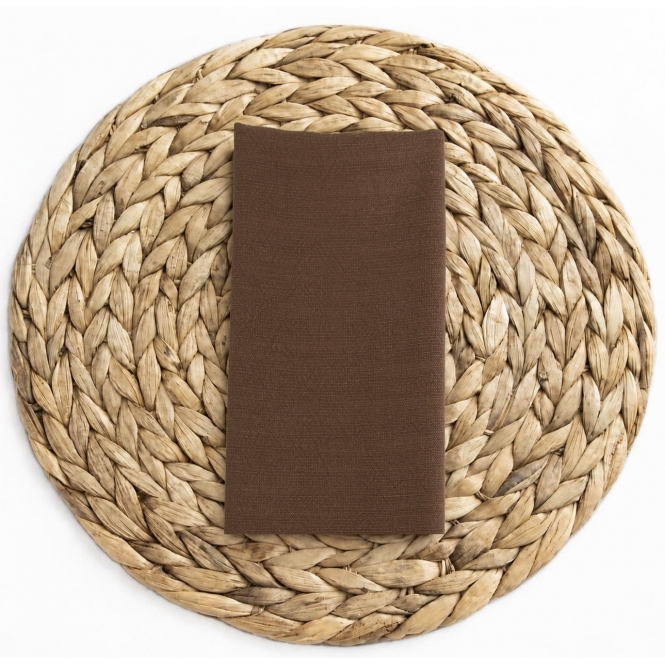 Bespoke Soft Weave Linen Napkin Brown