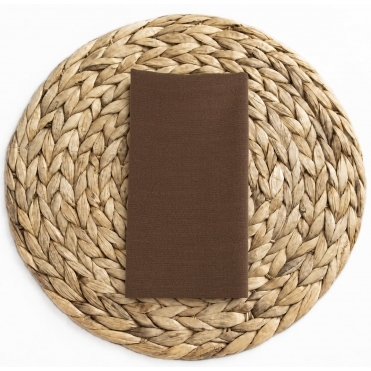 Bespoke Soft Weave Linen Napkin Brown