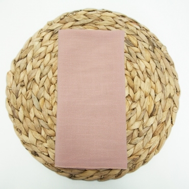 Bespoke Soft Weave Linen Napkin Spanish Pink
