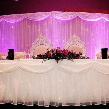 Bespoke Starlight Back Drop 6M x 3M - White