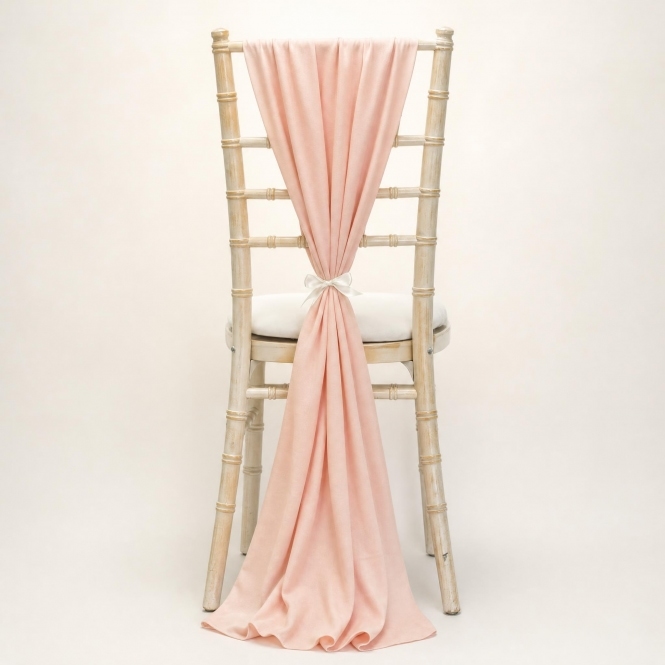 Bespoke Viscose Slub Stretch Drape Blush Pink C24B
