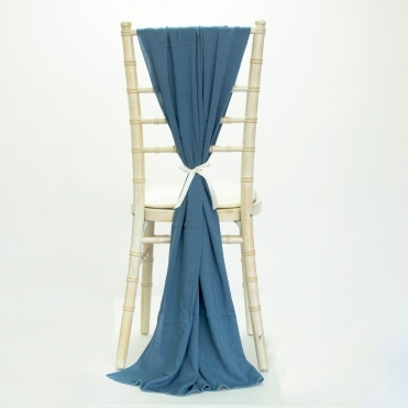 Bespoke Viscose Slub Stretch Drape Dusty Blue C15