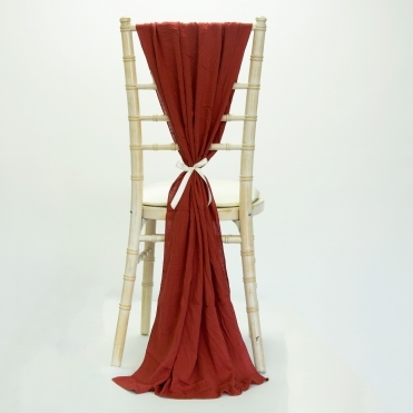 Bespoke Viscose Slub Stretch Drape Rust C2B