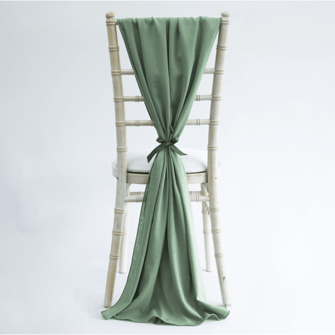 Bespoke Viscose Slub Stretch Vertical Drape Sage C36