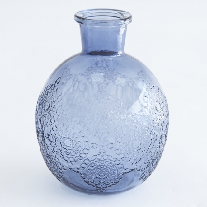 Bologna Bubble Vase Blue