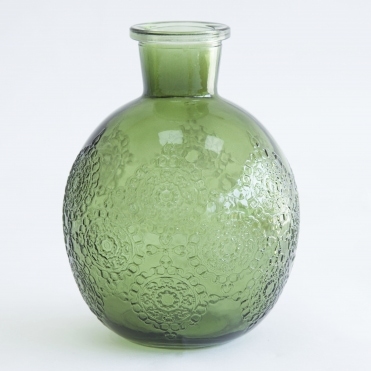 Bologna Bubble Vase Green