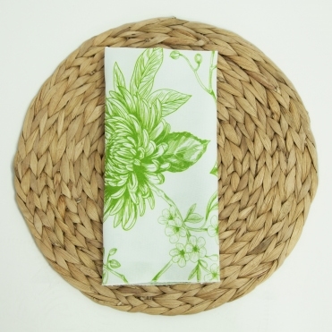 Botanical Print Range Napkin Light Green