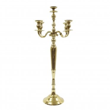 Candelabra 5 Arm 100cm Brass