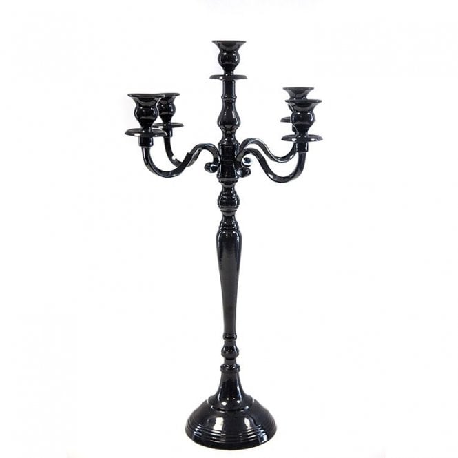 Candelabra 5 Arm 60cm Black 60135