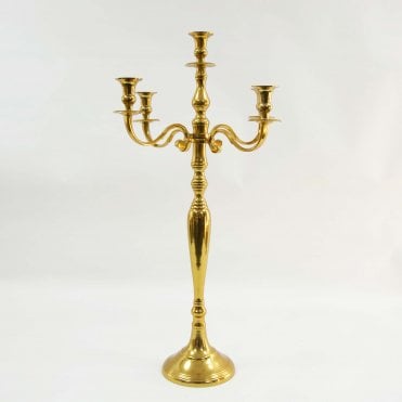 Candelabra 5 Arm 80cm Sunset Gold